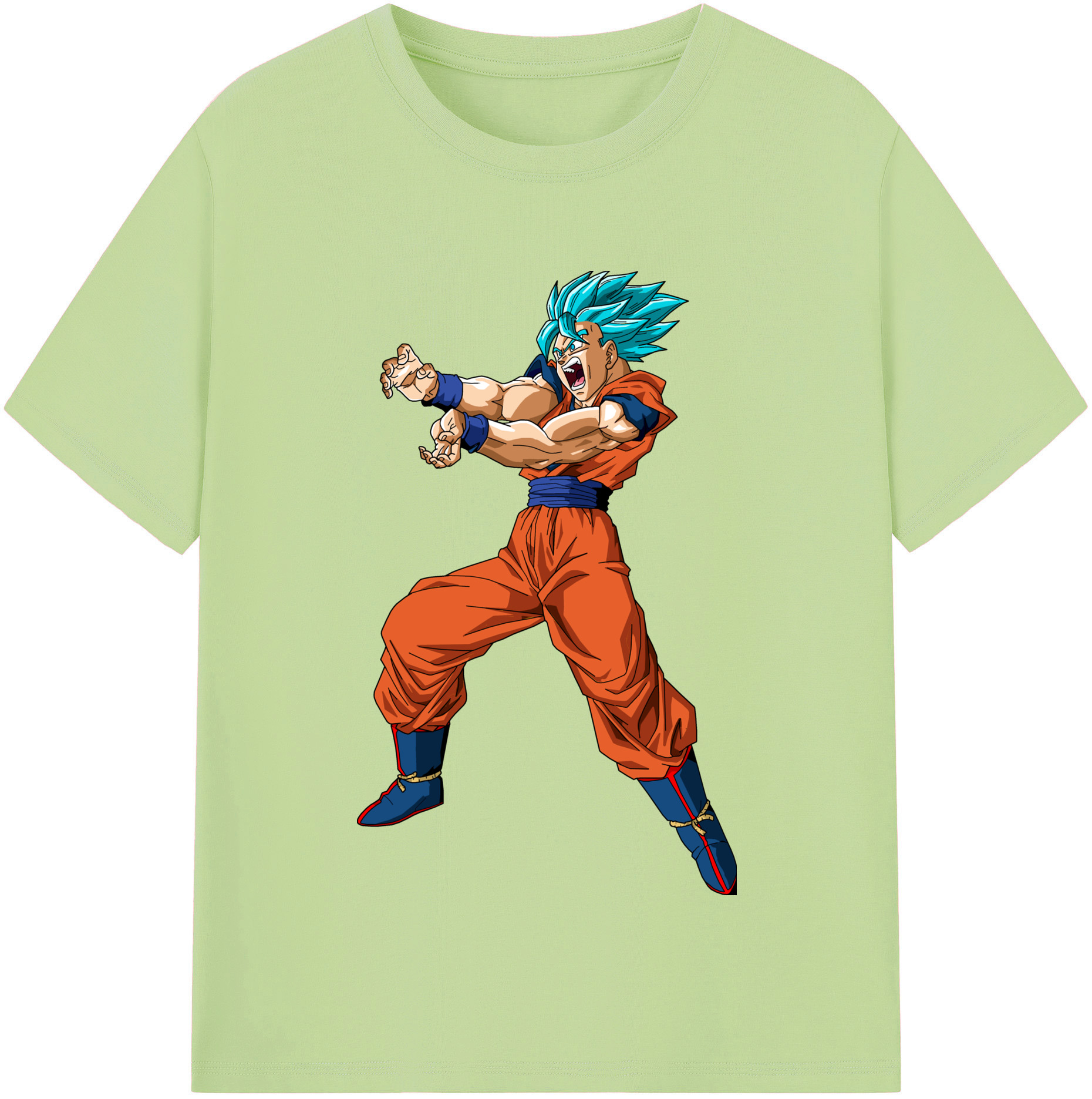 （画像用） ドラゴンボール 孫悟空（そん ごくう）Son Goku カカロット DRAGON BALL Kakarotto 綿100％半袖Tシャツ（フロントプリント）